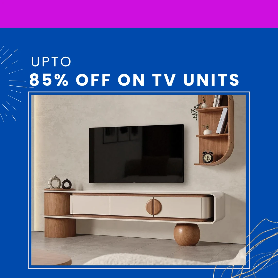 Upto 85% Off on TV Units